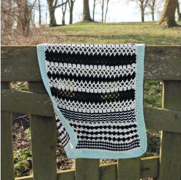 LIBRO MANTAS CON FRANJAS DE GANCHILLO (CROCHET) - HAAFNER LINSSEN - 5