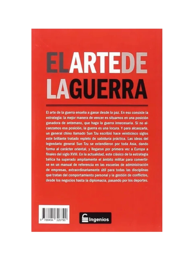LIBRO EL ARTE DE LA GUERRA - SUN TZU - 2