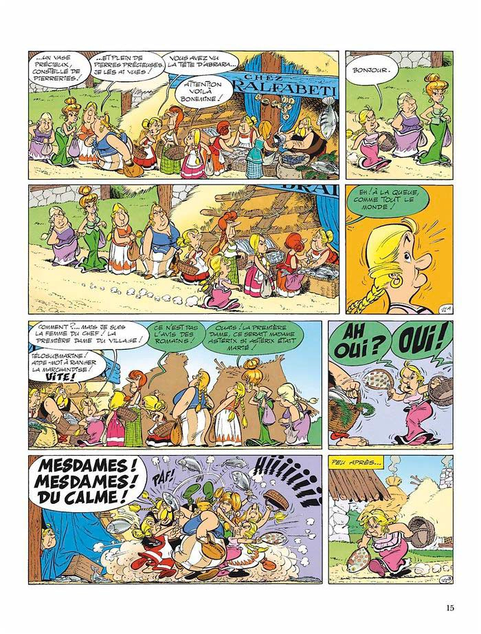 LIBRO ASTERIX 15 LA CIZAÑA - RENÉ GOSCINNY - 3