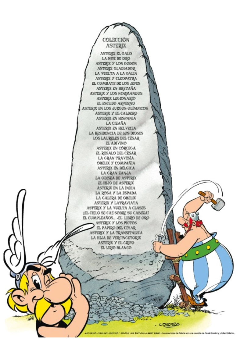 LIBRO ASTERIX 16 EN HELVECIA - RENÉ GOSCINNY - 3