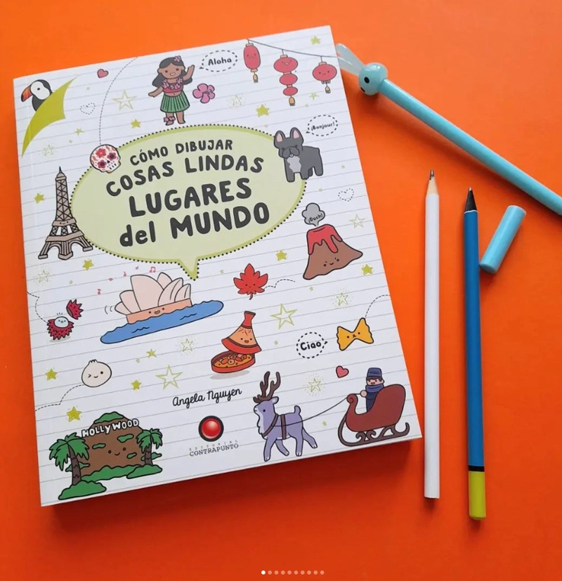 LIBRO COMO DIBUJAR COSAS LINDAS. LUGARES DEL MUNDO - ANGELA NGUYEN - 5