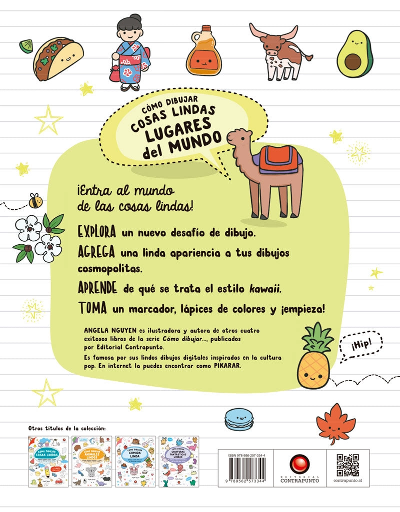 LIBRO COMO DIBUJAR COSAS LINDAS. LUGARES DEL MUNDO - ANGELA NGUYEN - 8