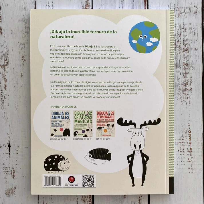 LIBRO DIBUJA 62 COSAS DE LA NATURALEZA Y HAZLAS LINDAS - HEEGYUM KIM - 4