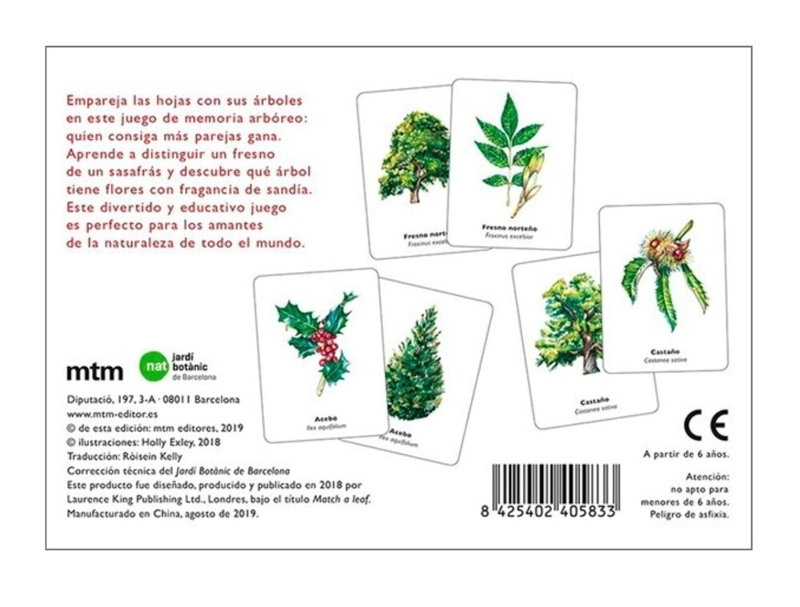 LIBRO JUEGO DE MEMORIA - ENCUENTRA LA HOJA - HOLLY EXLEY - 3