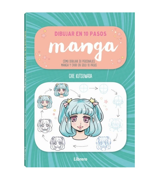 LIBRO DIBUJAR EN 10 PASOS - MANGA - CHIE KUTSUKAWA - 1