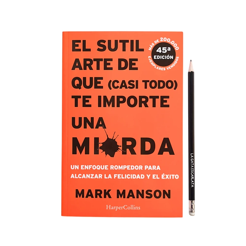 LIBRO EL SUTIL ARTE DE QUE (CASI TODO) TE IMPORTE UNA MIERD.. - MARK MANSON - 3