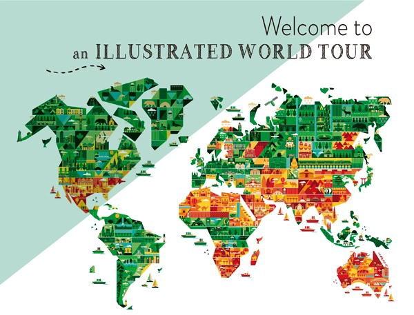 WELCOME TO AN ILLUSTRATED WORLD TOUR - 4