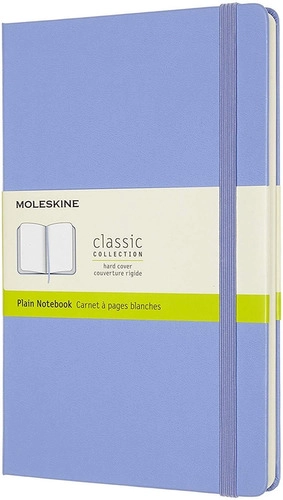 LIBRETA CLASICA/HC/LARGE/HYDRANGEA BLUE/PLAIN - 8