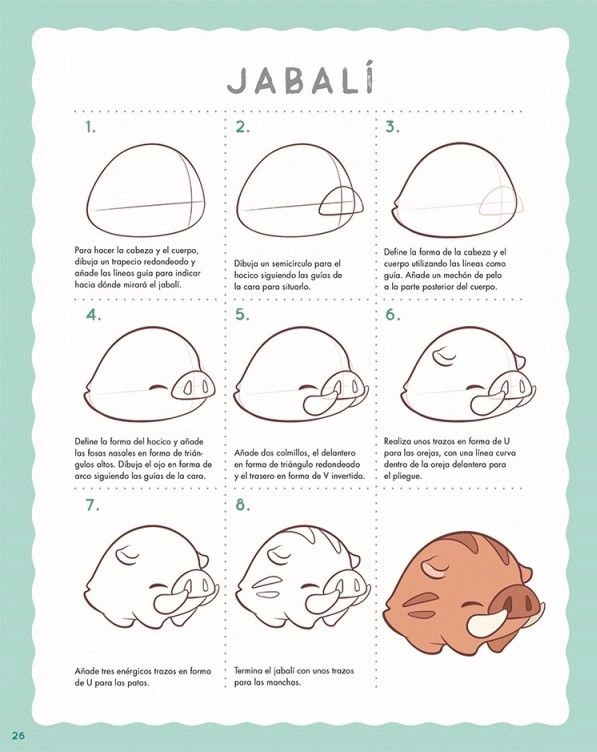 LIBRO DIBUJAR ANIMALES CHIBI. 75 ANIMALES ADORABLES - PHOEBE IM - 5