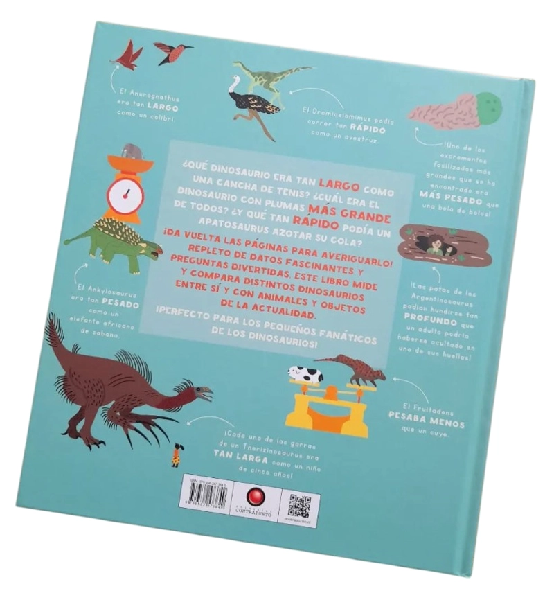 MI PRIMER LIBRO DE COMPARACIONES DE DINOSAURIOS - SARA HURST - 4