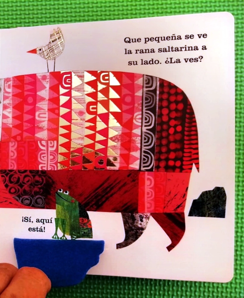 LIBRO MIRA QUIEN ES! - GRRR GRRR EL LEON - CAMILLA REID - 3