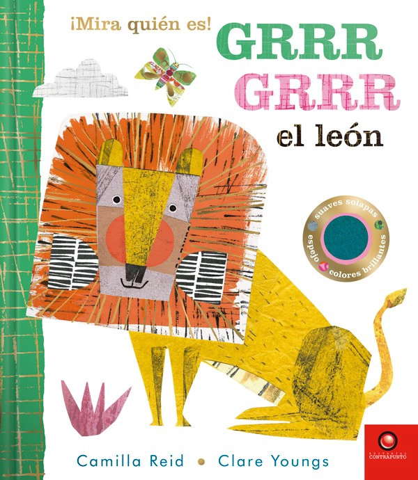LIBRO MIRA QUIEN ES! - GRRR GRRR EL LEON - CAMILLA REID - 6