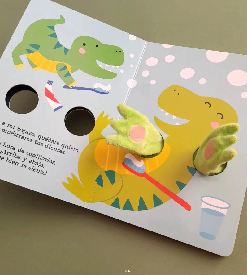 LIBRO ABRAZAME - PEQUEÑO DINOSAURIO - TANJA LOUWERS COLECCIÓN: ABRÁZAME - 2