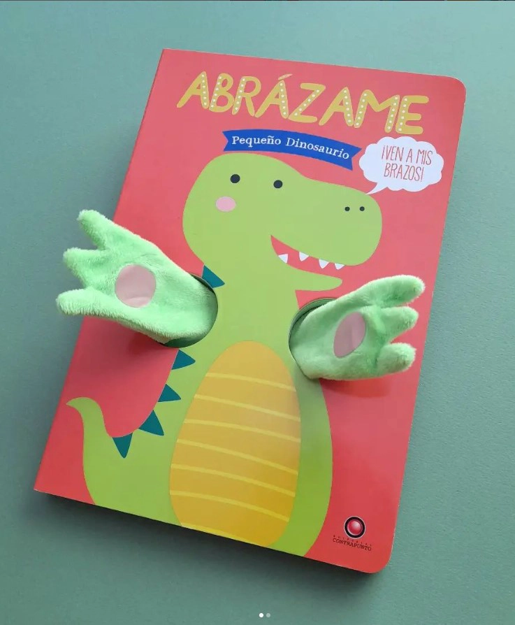 LIBRO ABRAZAME - PEQUEÑO DINOSAURIO - TANJA LOUWERS COLECCIÓN: ABRÁZAME - 3