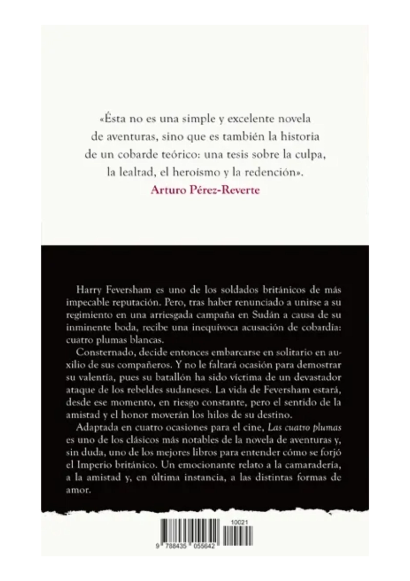 LIBRO CUATRO PLUMAS, LAS. BOLSILLO A. E. W. MASON - 3