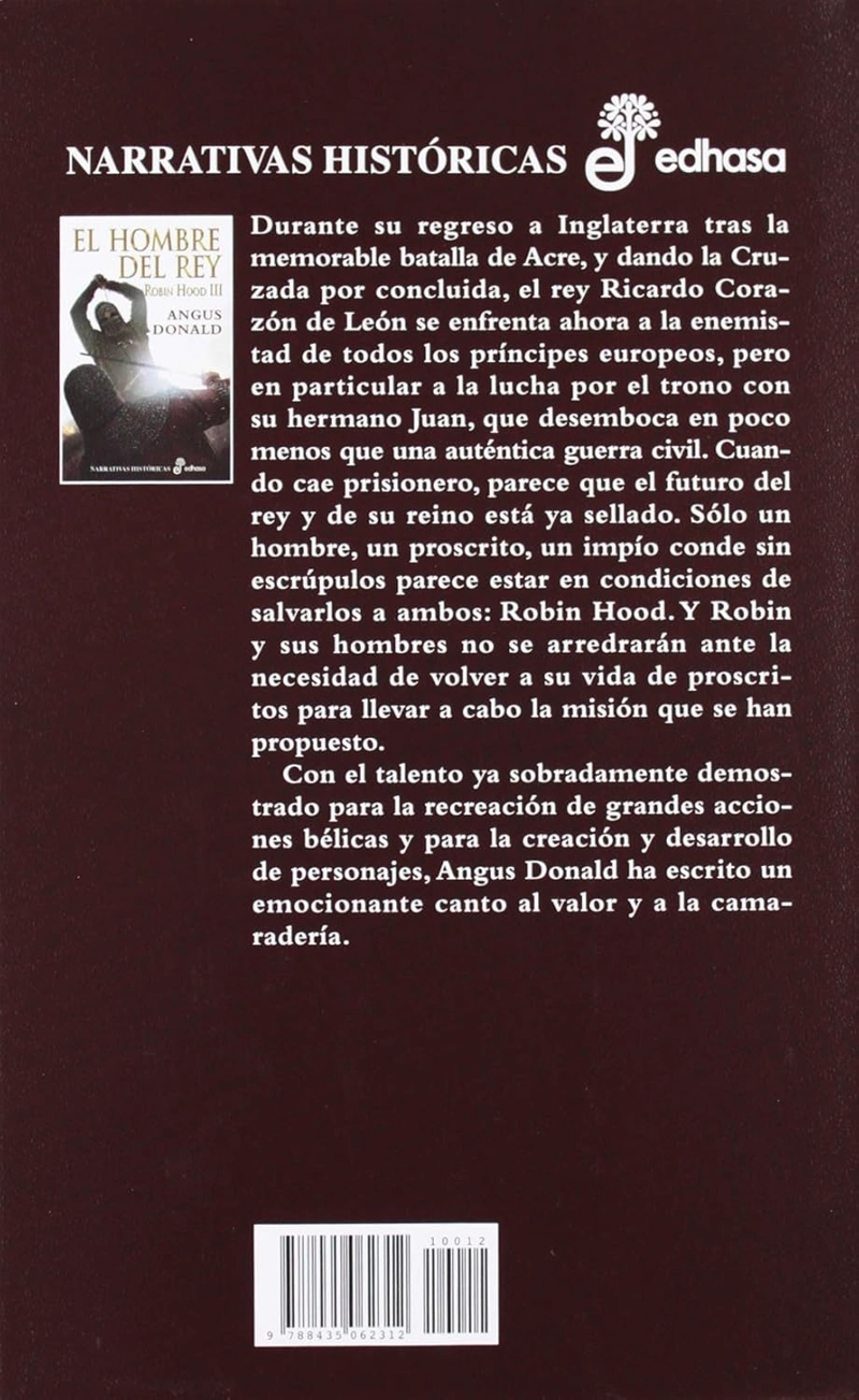 LIBRO ROBIN HOOD III. EL HOMBRE DEL REY ANGUS DONALD - 2