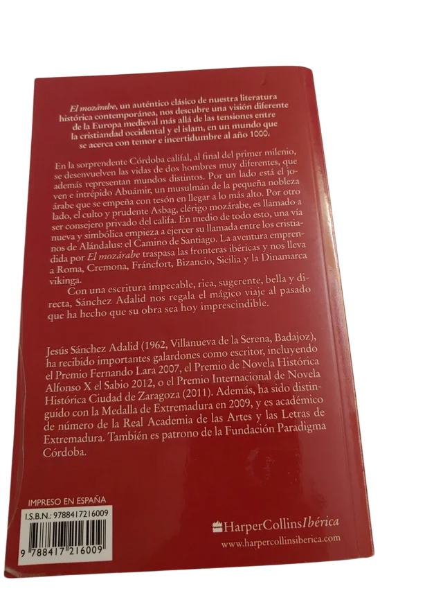 LIBRO EL MOZARABE JESÚS SÁNCHEZ ADALID - 2