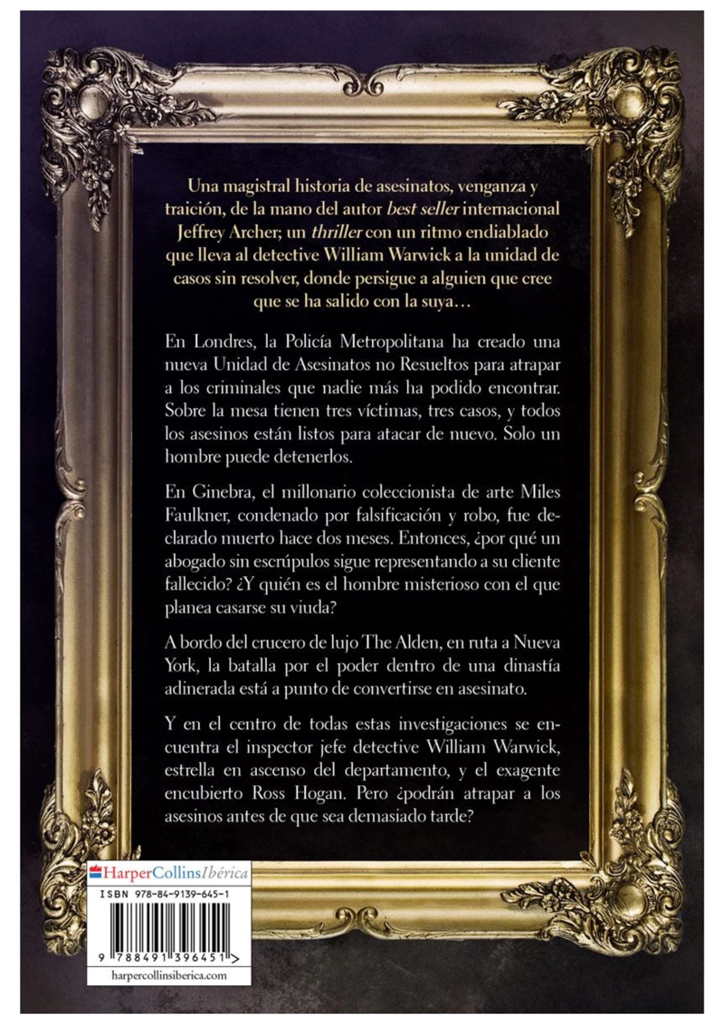 LIBRO POR ENCIMA DE MI CADAVER JEFFREY ARCHER - 2