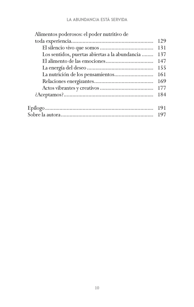 LIBRO LA ABUNDANCIA ESTA SERVIDA - DORA GIL - 3