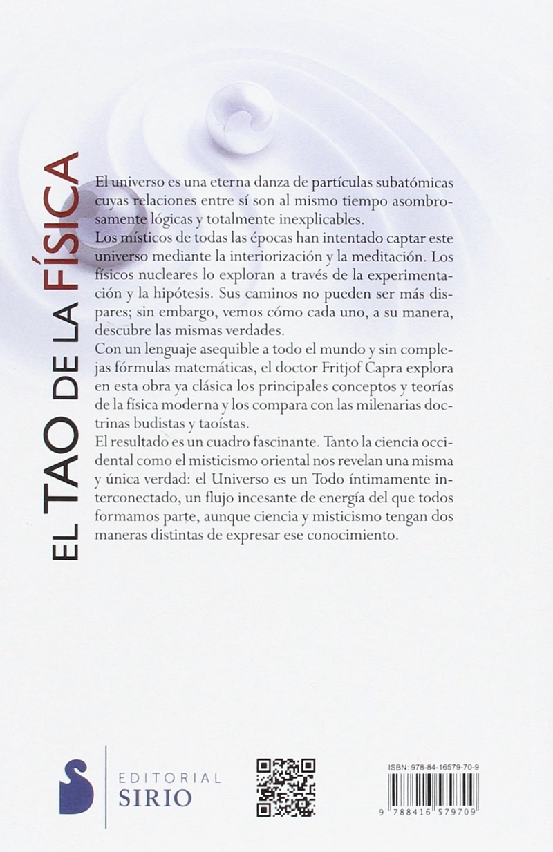LIBRO EL TAO DE LA FISICA (NVA. ED.) - CAPRA FRITJOF - 2