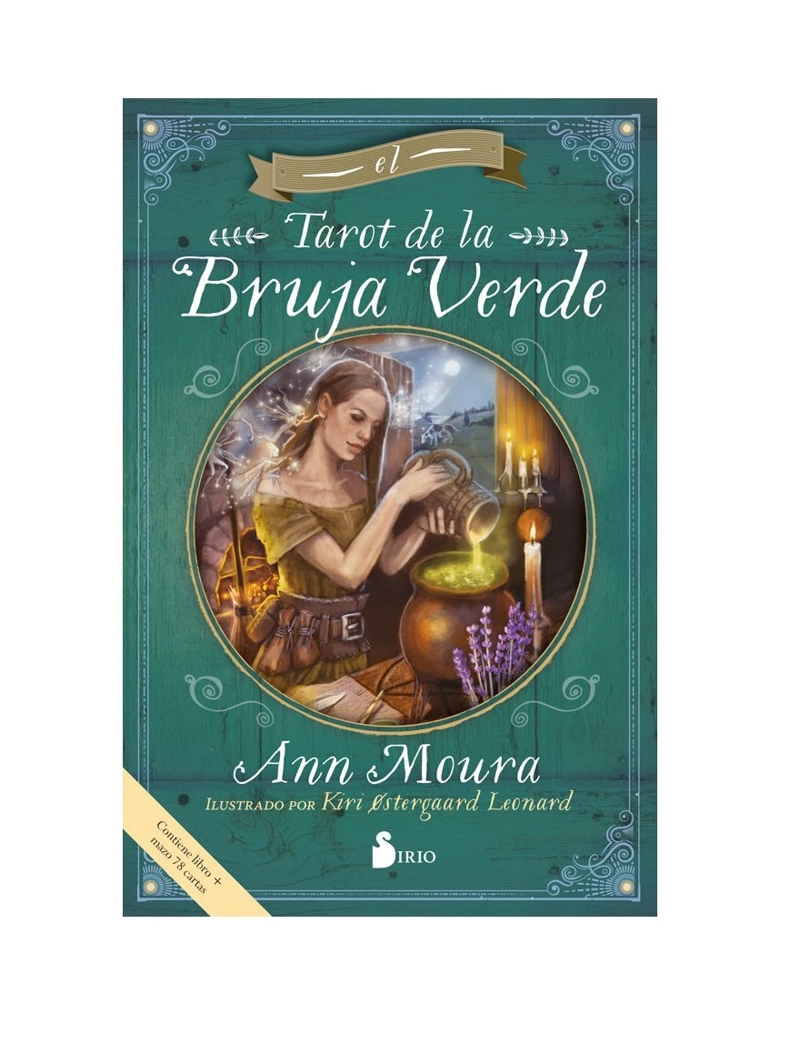 LIBRO TAROT DE LA BRUJA VERDE (ESTUCHE) - ANN MOURA - 1