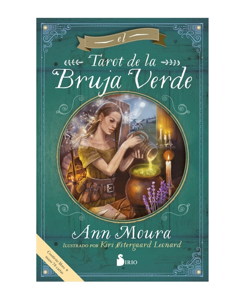 LIBRO TAROT DE LA BRUJA VERDE (ESTUCHE) - ANN MOURA - 2