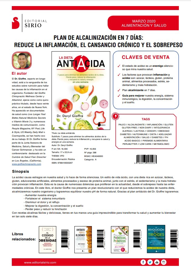 LIBRO LA DIETA ANTIACIDA - DR. DARYL - 3