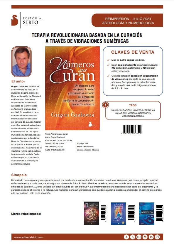 LIBRO NUMEROS QUE CURAN - GRIGORI GRABOVOI - 3
