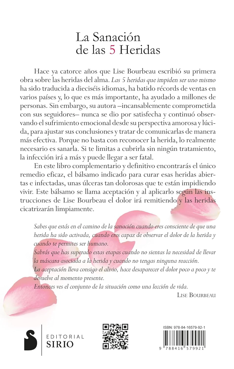 LIBRO LA SANACION DE LAS 5 HERIDAS - BOURBEAU LISE - 2