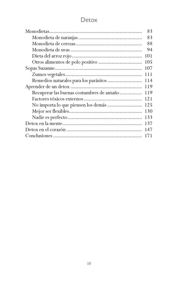 LIBRO DETOX. CUERPO, MENTE Y CORAZON - SUZANNE POWELL - 3