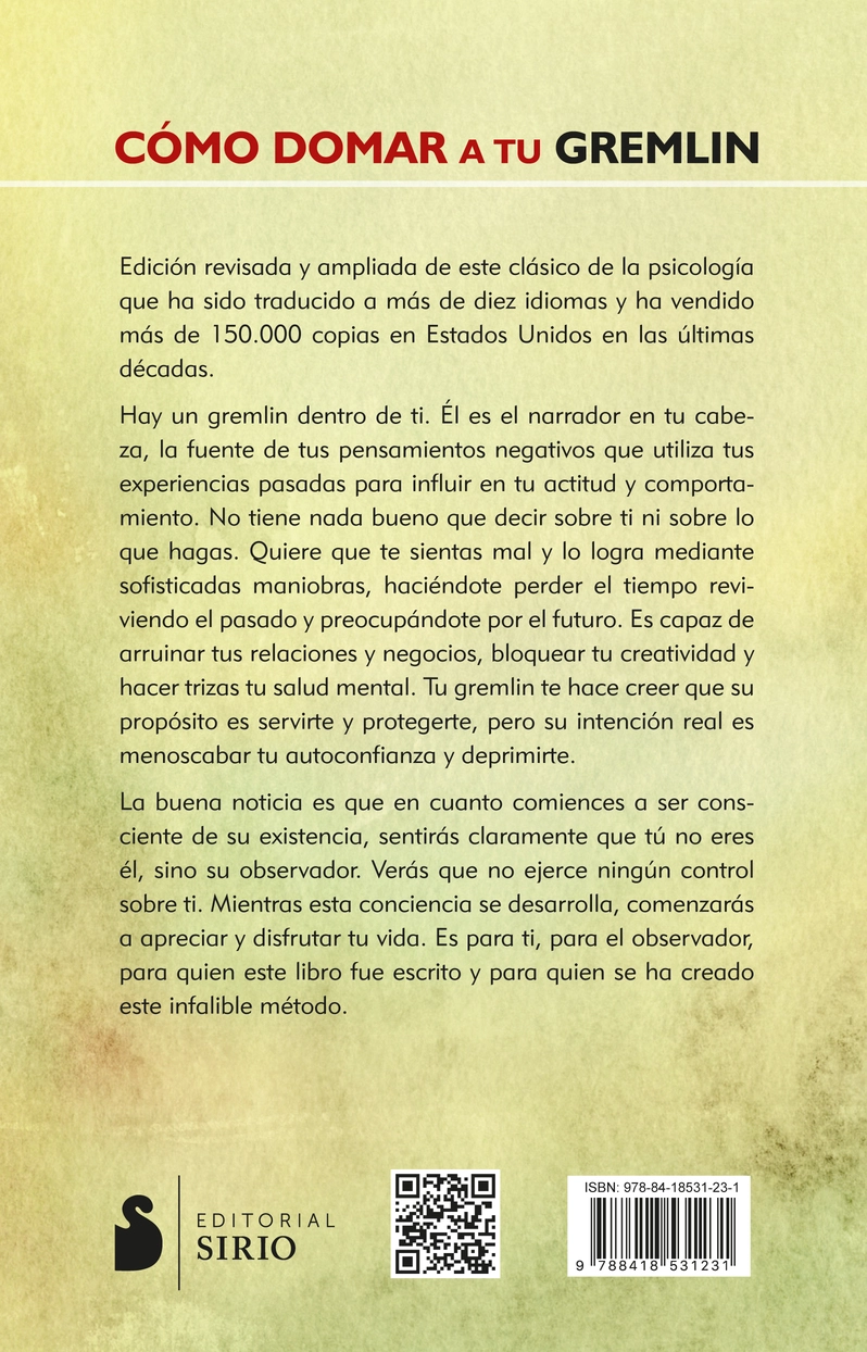 LIBRO COMO DOMAR A TU GREMLIN - RICK CARSON - 3