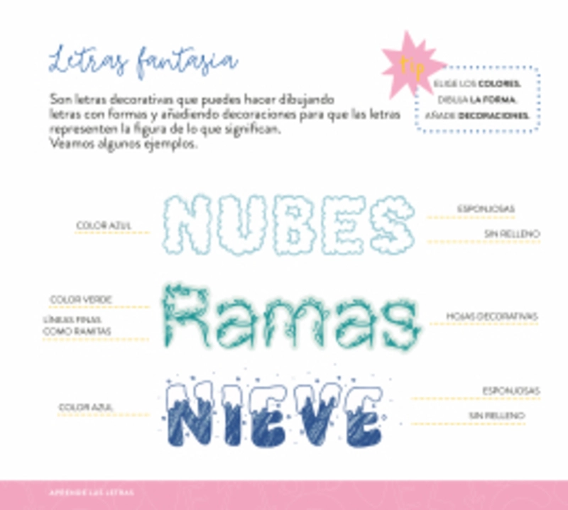 LIBRO MANUAL DE LETTERING PARA NIÑOS Y NIÑAS - CLUB DEL LETTERING - 6