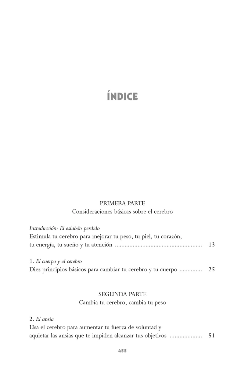 LIBRO CAMBIA TU CEREBRO CAMBIA TU CUERPO - DANIEL G. AMEN - 2