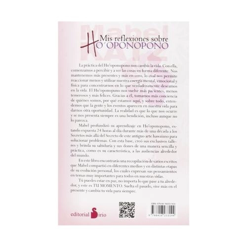 LIBRO MIS REFLEXIONES SOBRE HO-OPONOPONO - KATZ MABEL - 4