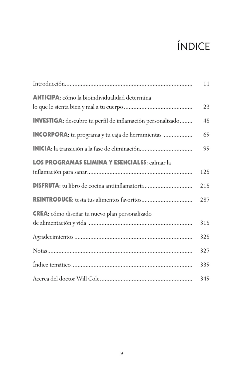 LIBRO EL ESPECTRO DE LA INFLAMACION - ADAMASON EVE - 2