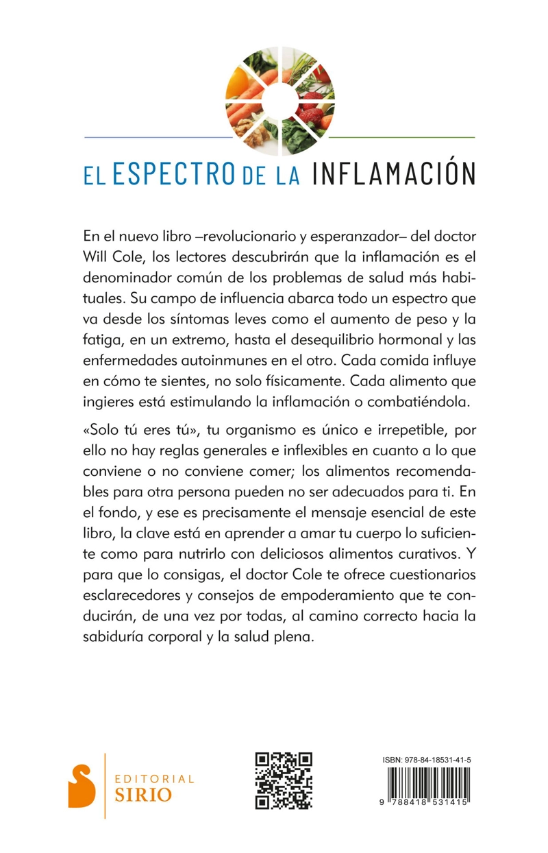 LIBRO EL ESPECTRO DE LA INFLAMACION - ADAMASON EVE - 3