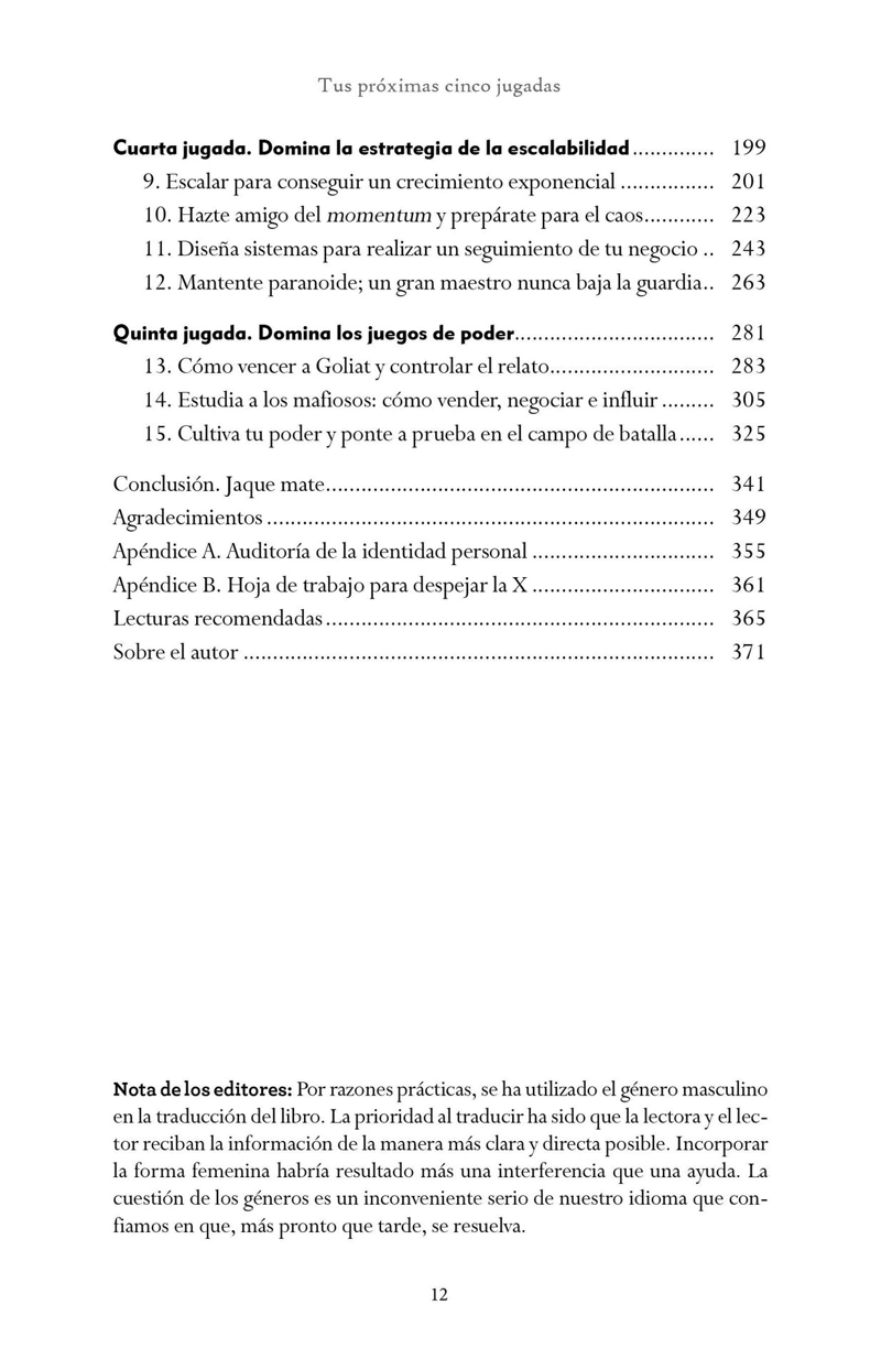 LIBRO TUS PROXIMAS CINCO JUGADAS - PATRICK BET-DAVID - 3