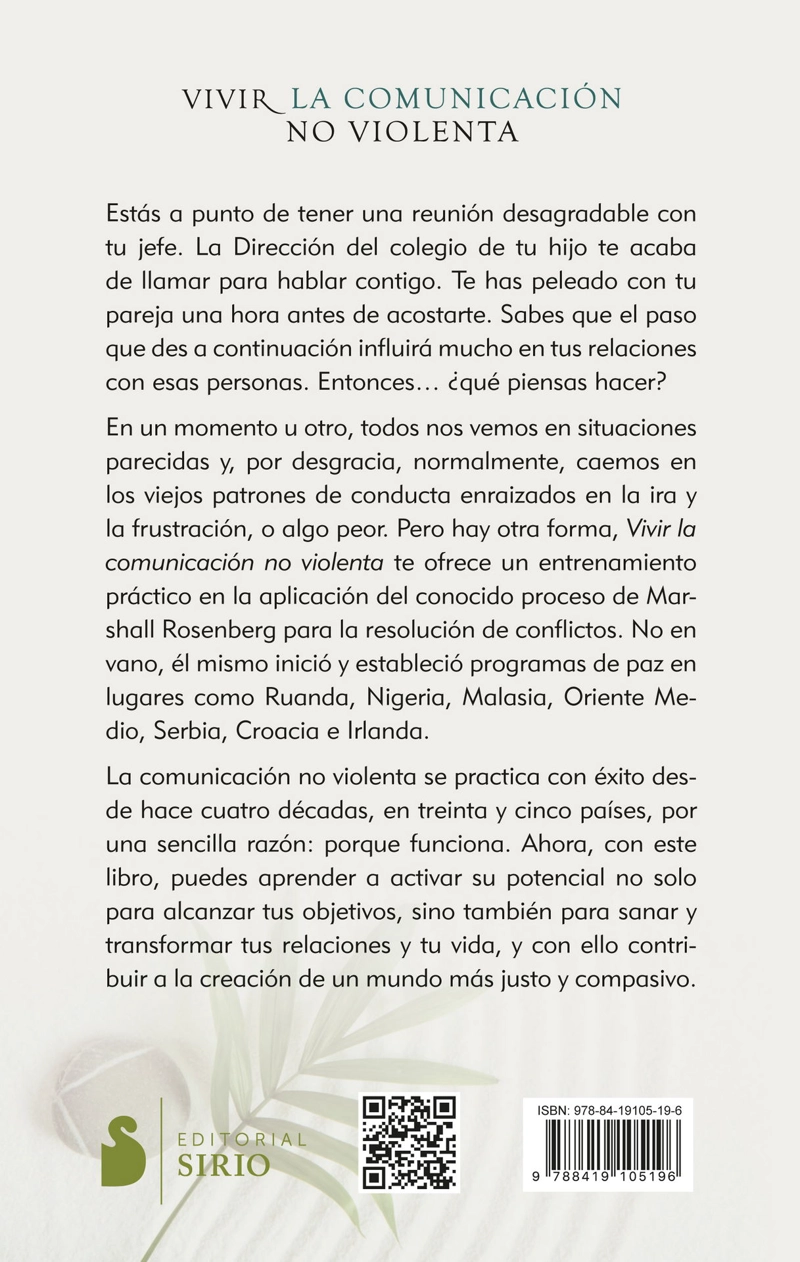 LIBRO VIVIR LA COMUNICACIÓN NO VIOLENTA - MARSHALL B. ROSENBERG - 3