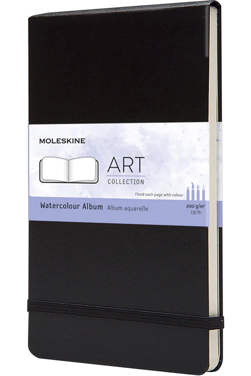 ÁLBUM MOLESKINE ART ACUARELA T. DURA LARGE NEGRO - 3