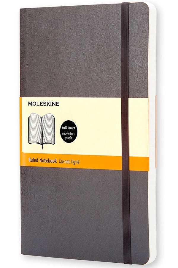 LIBRETA MOLESKINE CLASSIC NOTEBOOK T. BLANDA LARGE NEGRO DE RAYAS - 3