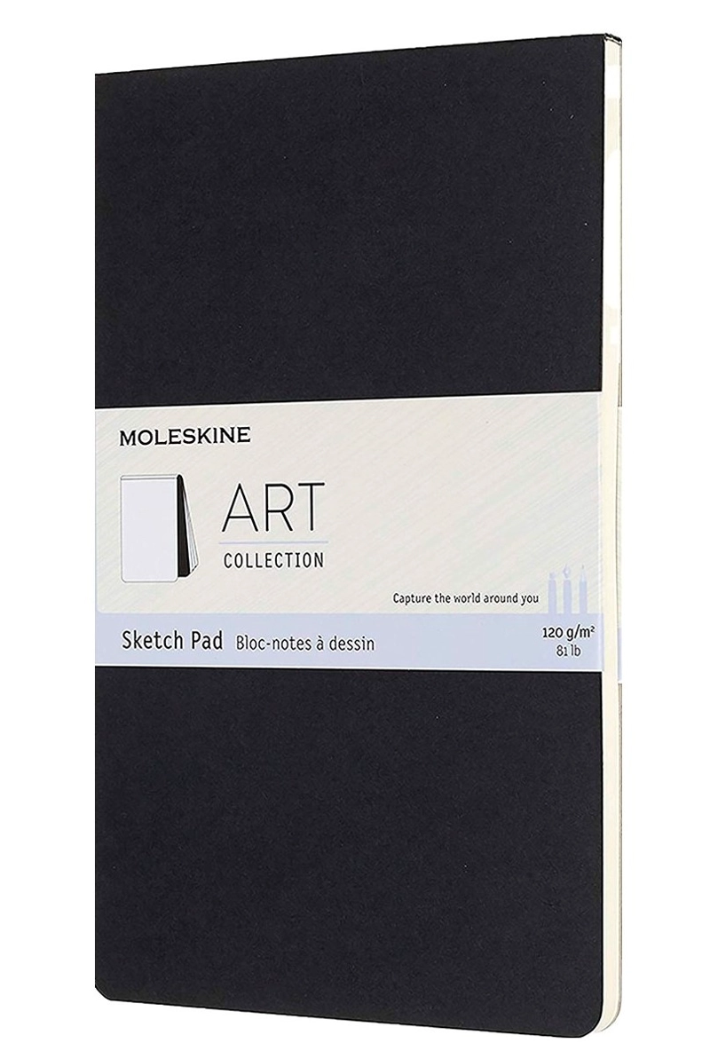 BLOCK DIBUJO MOLESKINE ART T. BLANDA LARGE NEGRO - 1