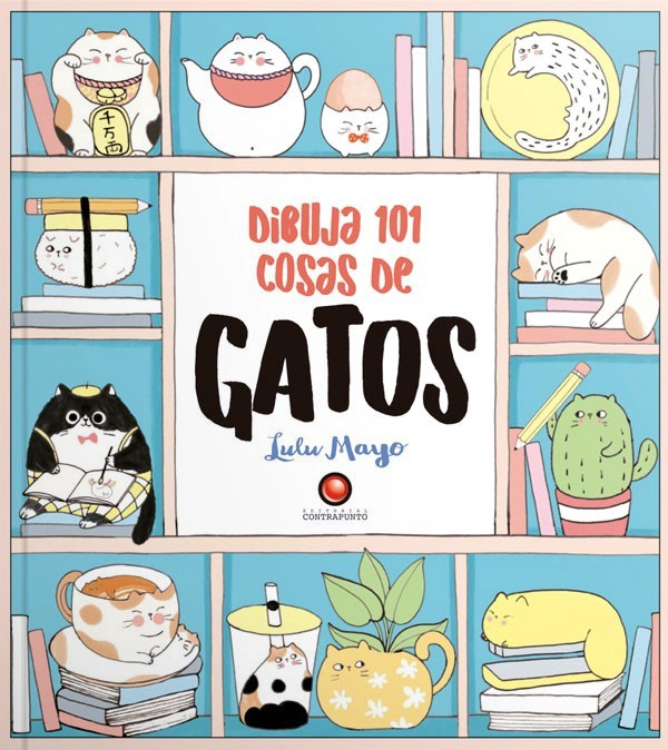 LIBRO DIBUJA 101 COSAS DE GATOS - LULU MAYO - 6