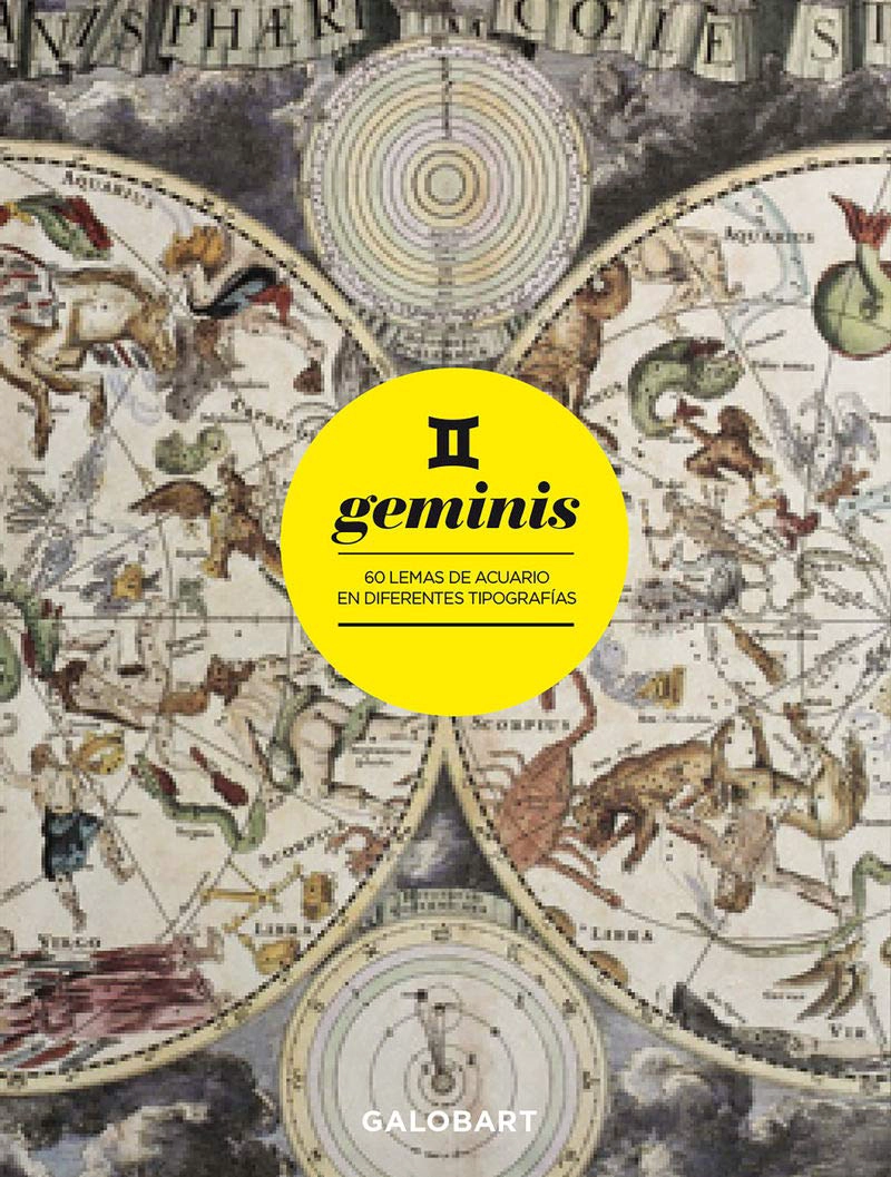 LIBRO ZODIACO - GÉMINIS. 60 LEMAS DE GÉMINIS EN DIFERENTES TIPOGRAFÍAS - CARLA GARRAUS - 3