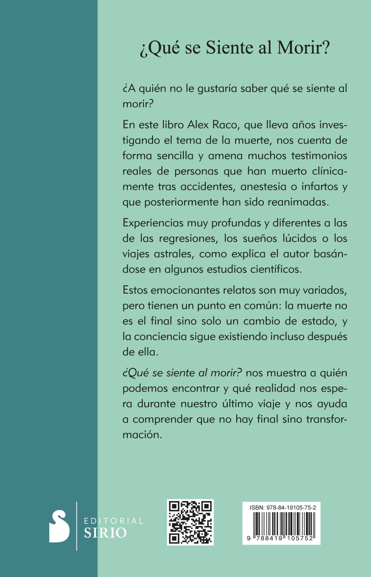 LIBRO QUE SE SIENTE AL MORIR? - ALEX RACO - 3
