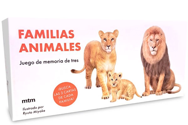 LIBRO JUEGO DE MEMORIA - FAMILIAS ANIMALES - RYUTO MIYAKE - 1