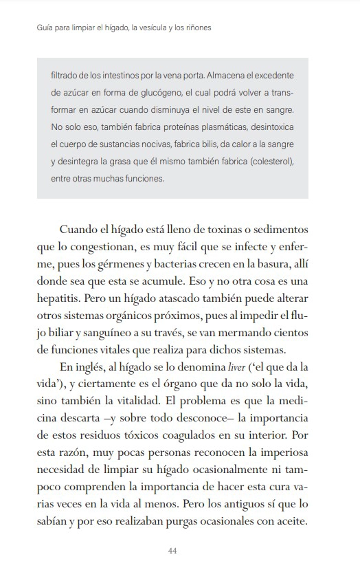 LIBRO GUIA PARA LIMPIAR EL HIGADO, LA VESICULA Y LOS RIÑONES - CARLOS DE VILANOVA - 3