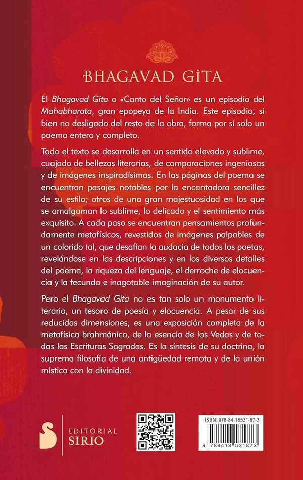 BHAGAVAD GITA. EL CANTO DEL SEÑOR - 3