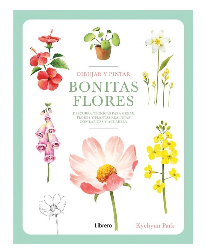 DIBUJAR Y PINTAR BONITAS FLORES - 1