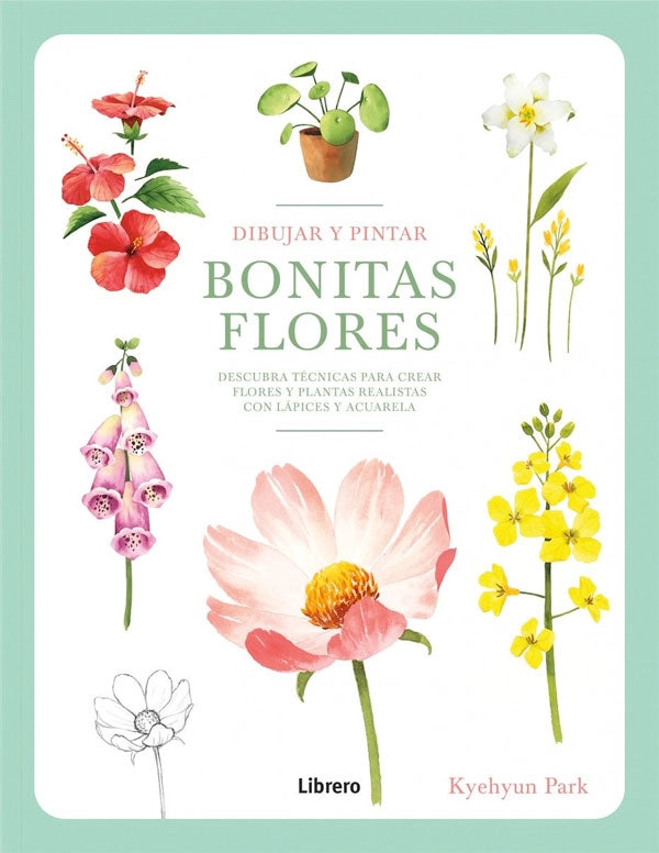 DIBUJAR Y PINTAR BONITAS FLORES - 5