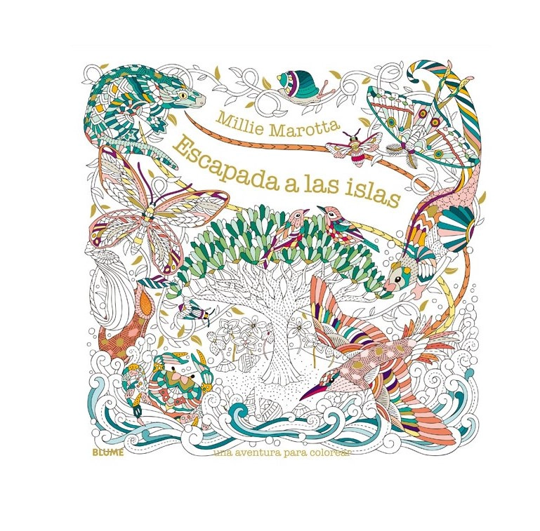 LIBRO ESCAPADA A LAS ISLAS. UNA AVENTURA PARA COLOREAR - MILLIE MAROTTA - 1